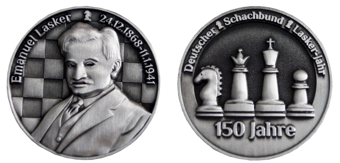 Lasker-Medaille zum Lasker-Jahr 2018