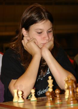 Anna bei den Chess Classic Mainz 2006