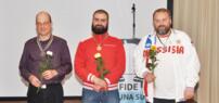 Preisträger Gesamt: Oliver Müller, Marcin Tazbir und Alexej Pachomow. Foto: Karsten Wieland