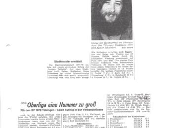 1978: Reiner Schlenker Stadtmeister