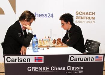 Magnus Carlsen gegen Fabiano Caruana