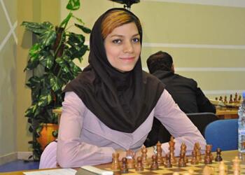 Atousa Pourkashiyan 2013 beim Dubai-Open