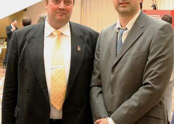 Ralf Schreiber und Wladimir Kramnik