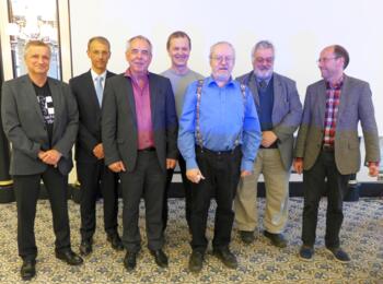Michael Negele, Thomas Weischede, Paul Werner Wagner, Herbert Bastian, Ingo Althöfer, Michael Dreyer und Ulrich Sieg