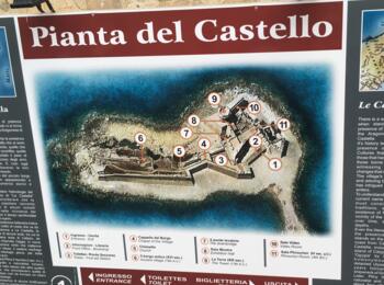 Plan des Aragonesischen Kastells von Le Castella