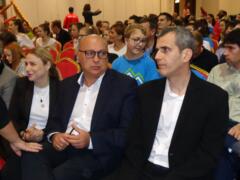 In der Mitte ECU-Präsident Surab Asmaiparaschwili