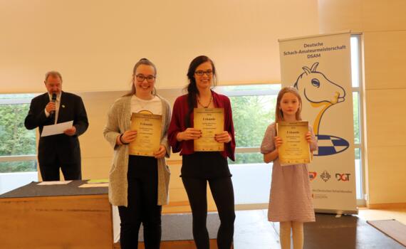 Frauenwertung: Melanie Müdder (1. Platz), Lisa Nölle (2. Platz), Lilian Schirmbeck (3. Platz)
