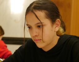 Linnea John, Deutsche Schach-Amateurmeisterin 2023 der Gruppe F