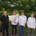 Schachfreunde Deizisau Pokalsieger 2020: Zdenko Kozul, Alexander Donchenko, Vincent Keymer und Dmitrij Kollars