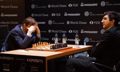 Alexander Grischuk und Wladimir Kramnik