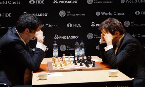 Wladimir Kramnik und Lewon Aronjan