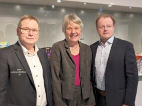 Klaus Steffan, DSB-Präsidentin Ingrid Lauterbach und Prof. Dr. Thomas Bezold