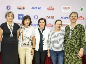 Deutschland Frauen, Zweiter in der 65+: Ina Gottschall, Mira Kierzek, Ljubov Orlowa, Annett Wagner-Michel und Brigitte Burchardt