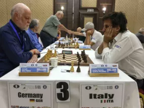 Arndt Miltner (Deutschland) gegen Carlos Garcia Palermo (Italien)