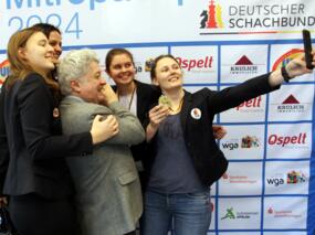 Selfie mit dem Frauen-Bundestrainer
