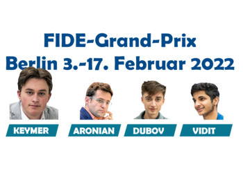 Levon Aronian, Daniil Dubov und Santosh Gujrathi Vidit sind in der Gruppe von Vincent Keymer