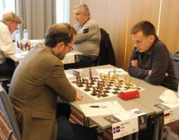 Gerhard Lorscheid und Martin Wecker mit Weiß gegen Patrick van Hoolandt (Monaco) bzw. Agnar Moller (Island)