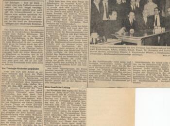 1. April 1970: Der Tübinger Schachverein besteht 100 Jahre