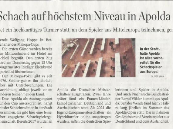 Thüringer Allgemeine vom 15. Februar 2024