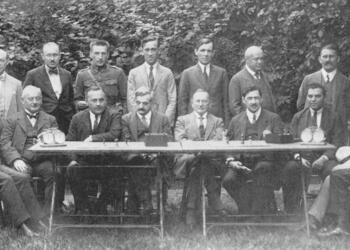 Teilnehmer des Turniers in Turnier in Mährisch-Ostrau 1923