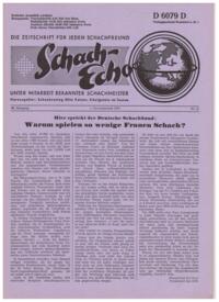 Schach-Echo 21/1970