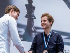 U18: Tor Fredrik Kaasen (Norwegen, Platz 5) und Luis Engel (Platz 6)