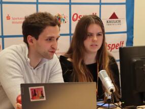 Katharina Reinecke hatte auch Alexander Donchenko bei SchachdeutschlandTV zu Gast