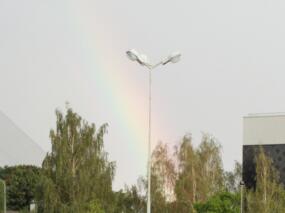 Regenbogen über Riga