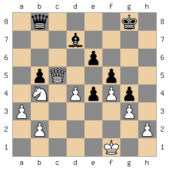 Schmidt - Carlsen nach 35. ... Db8