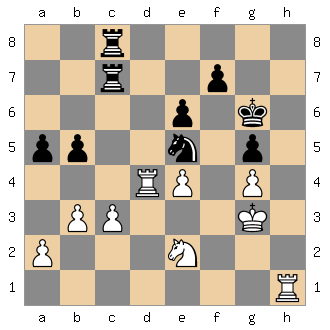 Solak - Meier nach Kf3-g3. Wie kommt Schwarz hier weiter?