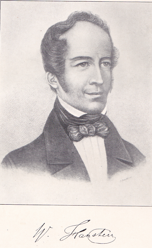 Wilhelm Hanstein (* 3. August 1811 in Berlin; † 14. Oktober 1850 in Magdeburg)