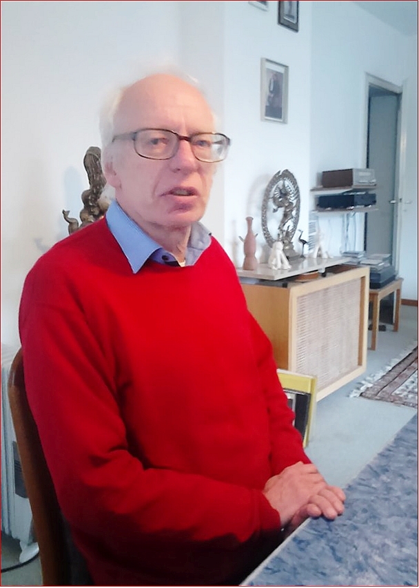 Großmeister Dr. Robert Hübner besucht am 30. November 2019 Löberitz