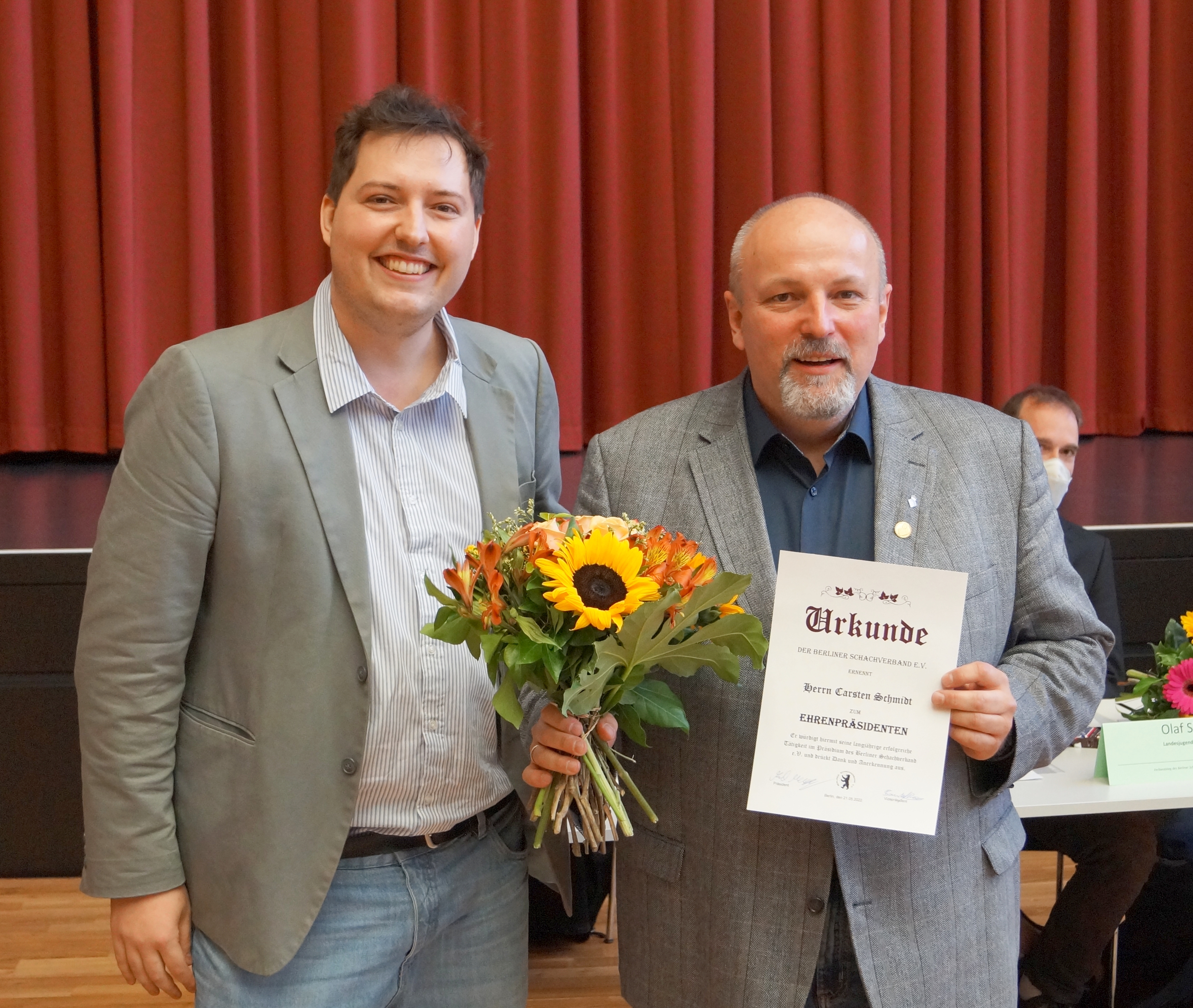 Carsten Schmidt wird Ehrenpräsident des Berliner Schachverbandes