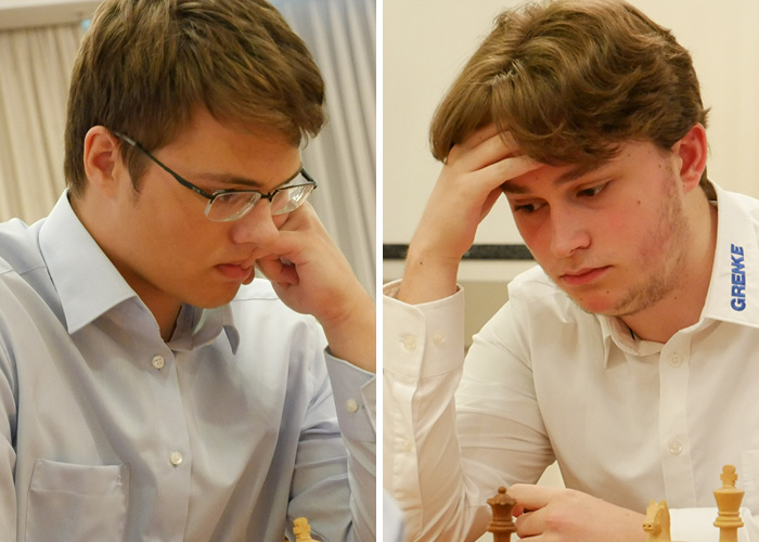 Schachgipfel Tag 6: Vincent Keymer und Frederik Svane gemeinsam an der Spitze des German Masters