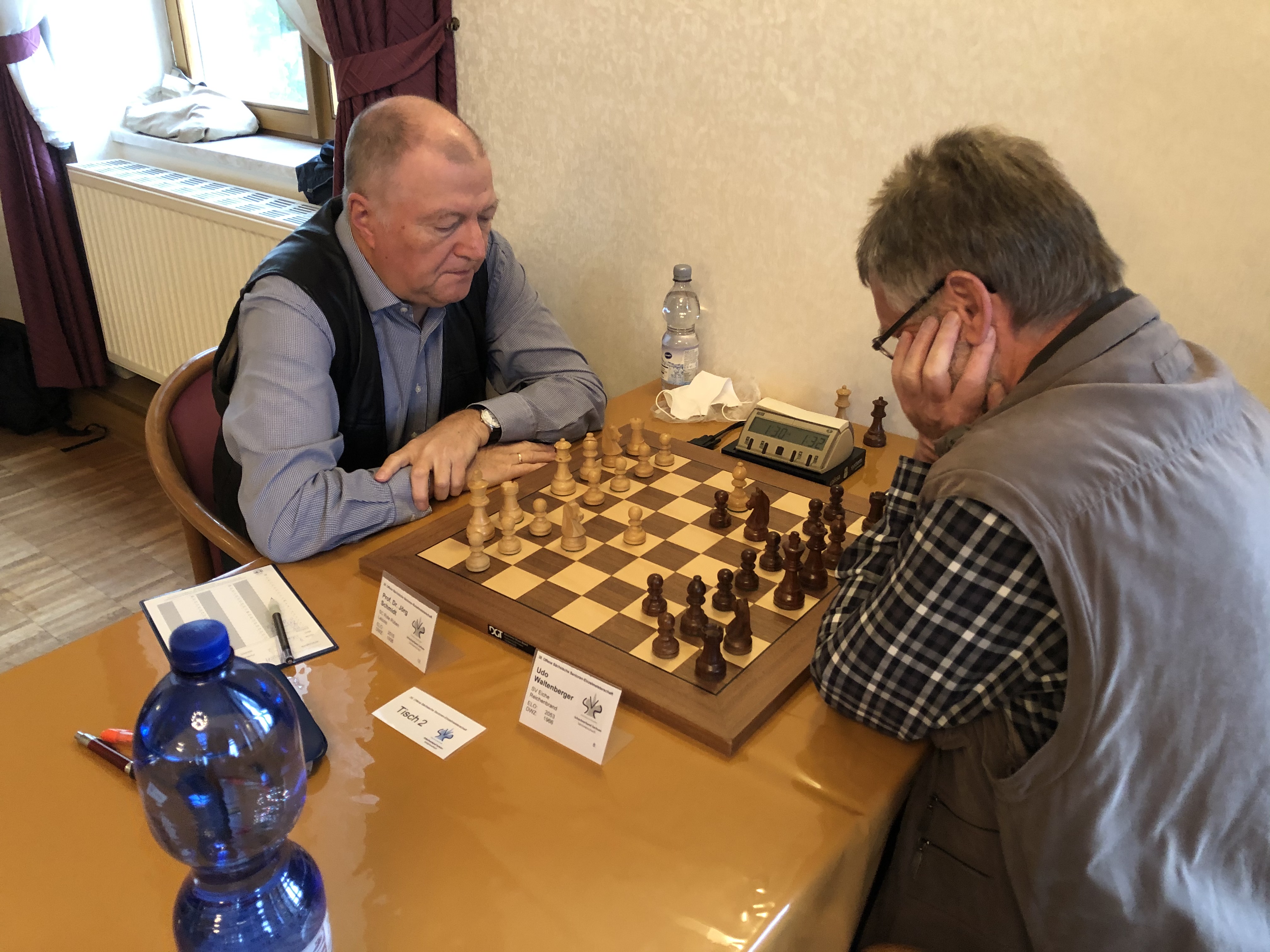 Zielfotoentscheid bei der offenen Sachsenmeisterschaft - Deutscher Schachbund