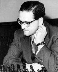 Schachbuchautor Rudolf Teschner, 1954