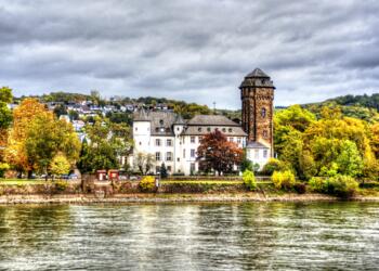Wie gemalt: Schloss Martinsburg in Koblenz