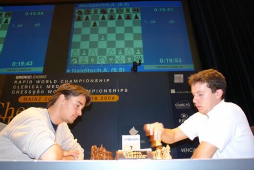 Chess Classic Mainz 2006, im FiNet-Open gegen Morosewitsch